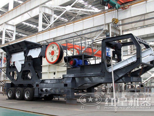 鵝卵石移動打砂機 鵝卵石移動打砂機