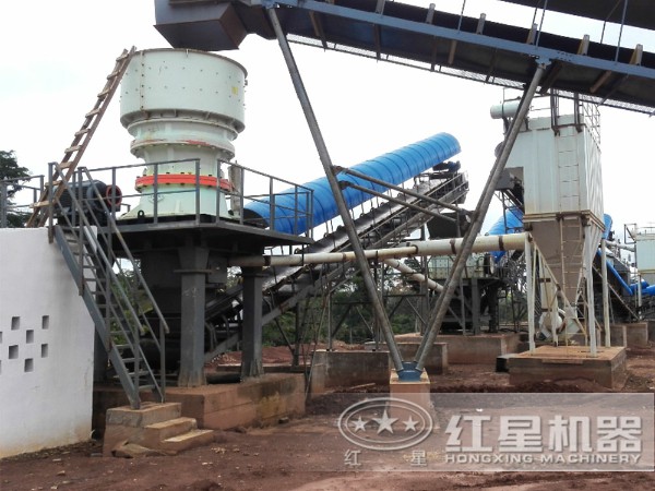 江西干法機制砂生產線現場1 江西干法機制砂生產線現場1