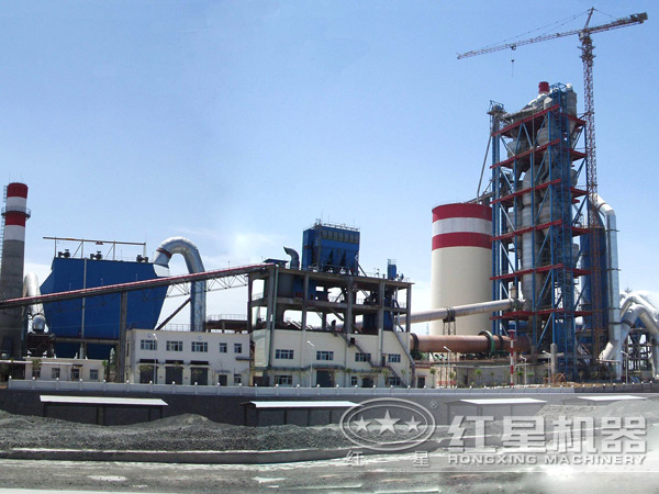 水泥熟料生產線現場 水泥熟料生產線現場