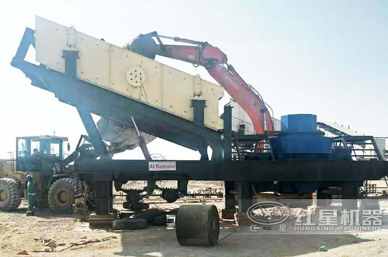 輪胎移動制砂設(shè)備 輪胎移動制砂設(shè)備