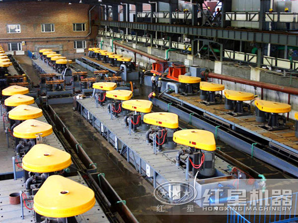 湖南鉬礦浮選工作現場 湖南鉬礦浮選工作現場