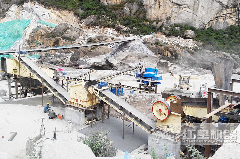 時產(chǎn)800噸大型石料廠破碎生產(chǎn)線:顎破機+制砂機 時產(chǎn)800噸大型石料廠破碎生產(chǎn)線:顎破機+制砂機
