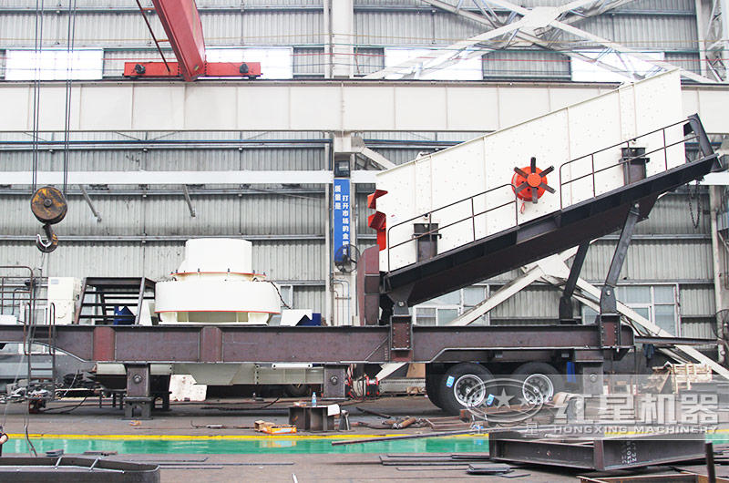 沖擊式——移動(dòng)立式制沙機(jī)（出料均勻級配合理）