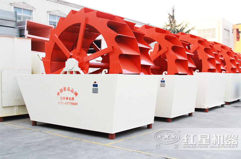 輪斗式洗砂機，達(dá)到水循環(huán)利用