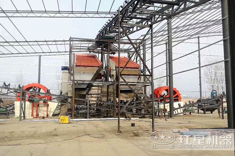 大型洗沙機設(shè)備工作現(xiàn)場圖 大型洗沙機設(shè)備工作現(xiàn)場圖