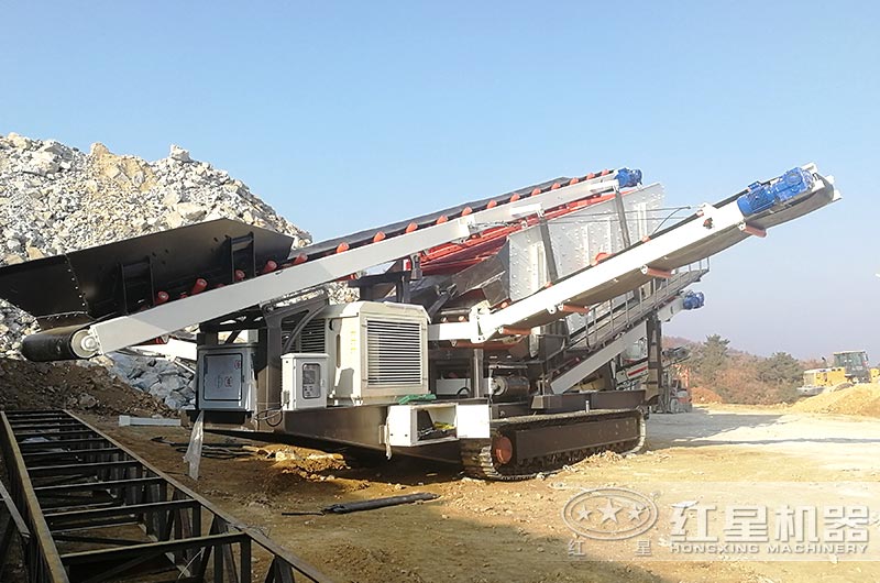 時產(chǎn)280噸履帶移動建筑垃圾處理生產(chǎn)線 時產(chǎn)280噸履帶移動建筑垃圾處理生產(chǎn)線