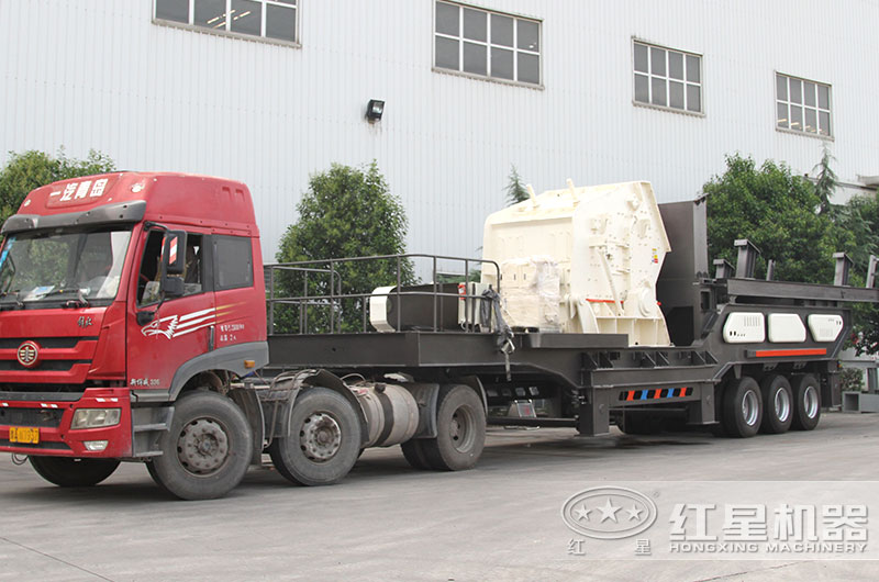 建筑垃圾制砂機行走自如，直接開往現場