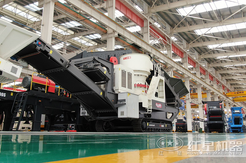 移動破碎機廠區現貨