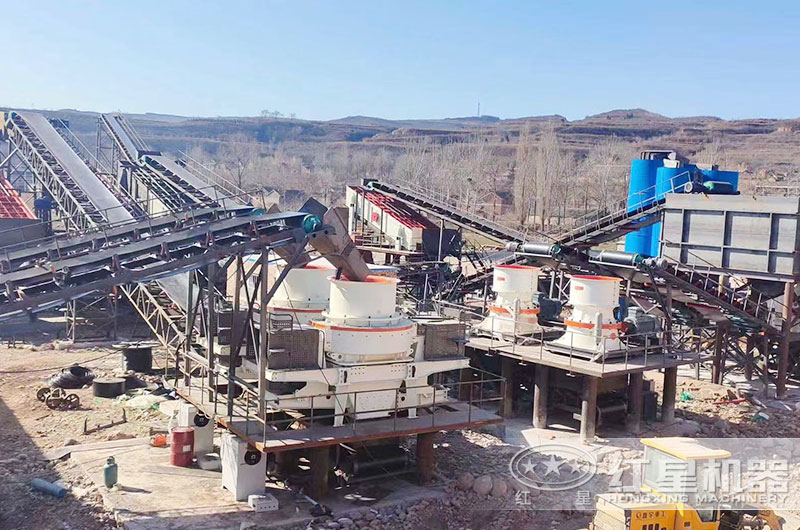 碎石破碎生產(chǎn)線客戶現(xiàn)場 碎石破碎生產(chǎn)線客戶現(xiàn)場